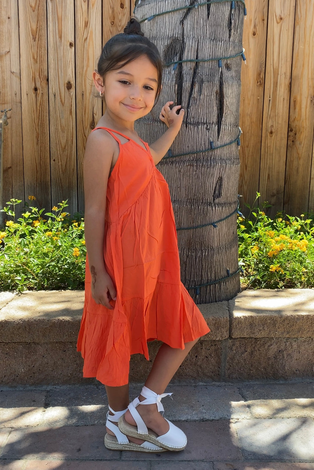 Orange Cami Dress