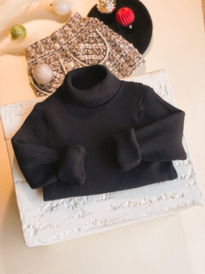 Not-so-basic Black Turtleneck